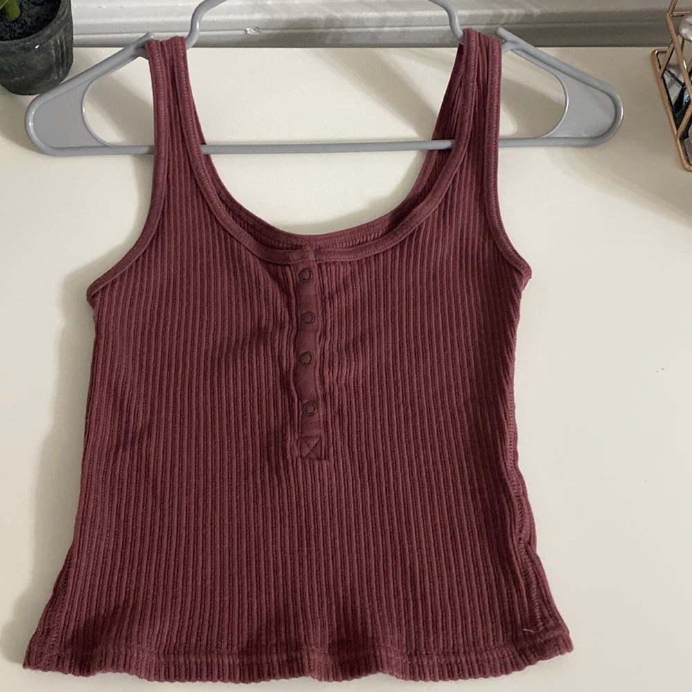 Maroon Tank Top